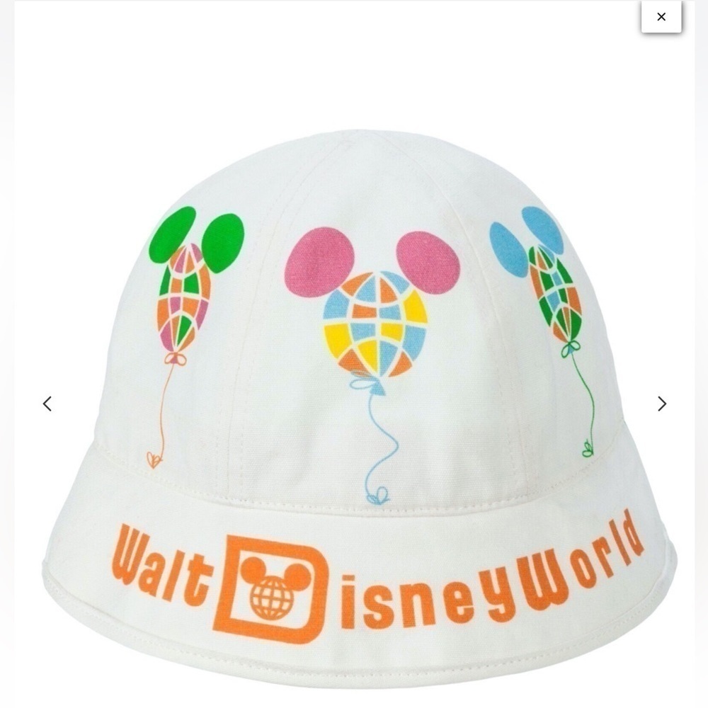 Disney Walt Disney World 50th Mickey Mouse Balloons Reversible Unisex Bucket Hat